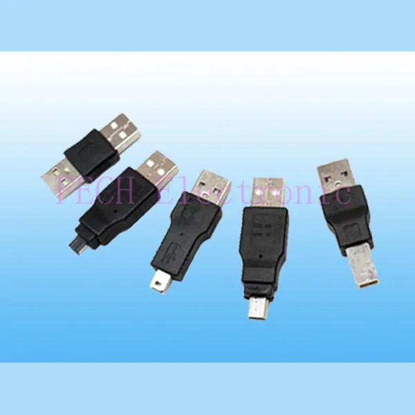 USB A/M To Mini USB 5P/M Adapter - FECH FAUU01