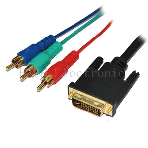 RGB Component DVI (12+5)M TO 3*RCA