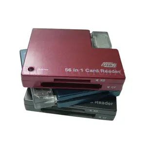 USB 2.0 56 in 1 card reader, Magnalium alloy cover