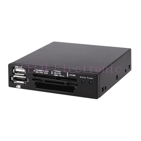 3.5" Internal USB 2.0 All in 1 Card Reader+e-SATA - FECH FECC19