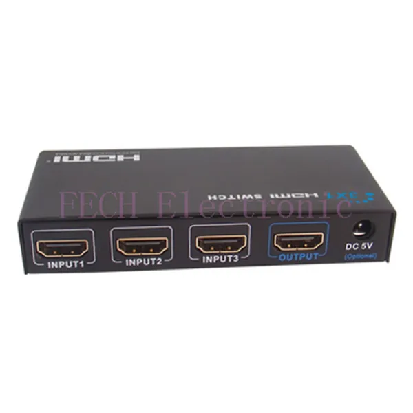HDMI Switch 3 TO 1 with remote control - FECH FED203