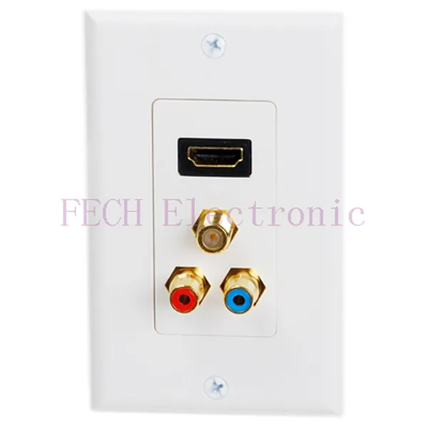 HDMI A F/F + 3*RCA F/F - FECH FEHW33