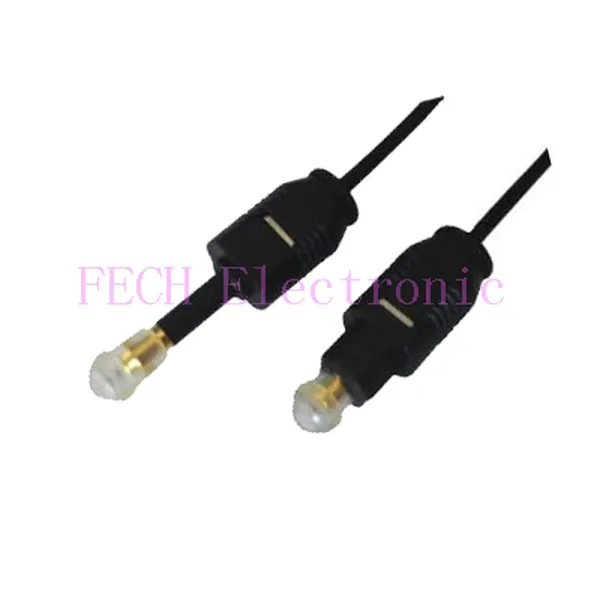 Toslink Mini Plug Optical Fiber Cable OD2.2MM Mold Type - FECH FFT221