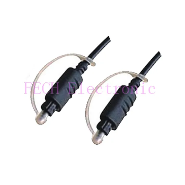Toslink 3.5mm Mini Plug Optical Fiber Cable OD4.0MM Mold Type - FECH FFT501