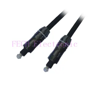 Deluxe Toslink/Deluxe Toslink Optical Fiber Cable OD6.0MM Metal Body