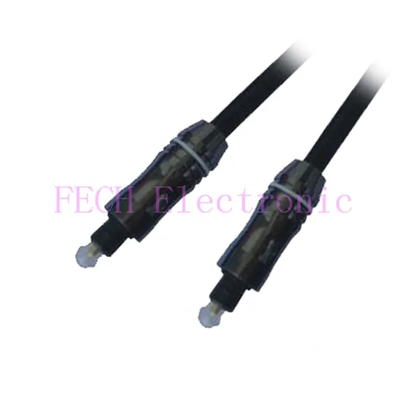 Deluxe Toslink/Deluxe Toslink Optical Fiber Cable OD6.0MM Metal Body - FECH FFT601