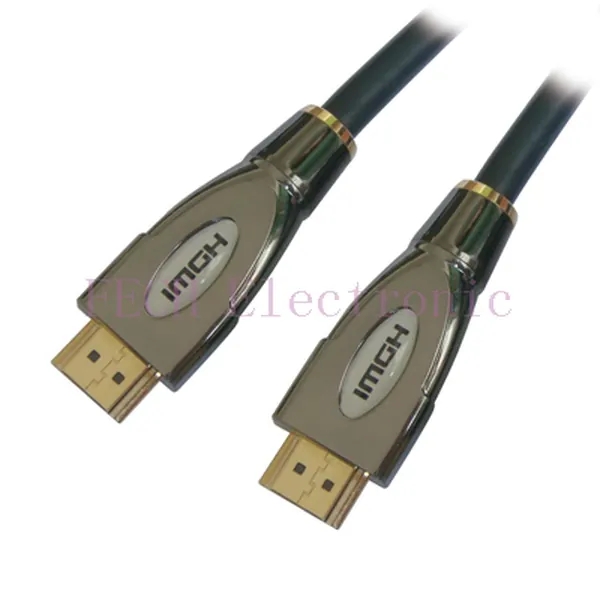 FHA56 HDMI A-M TO A-M High Speed HDMI Cable with Ethernet(Ver.1.4) Metal Housing (different colors are available) - FECH FHA456