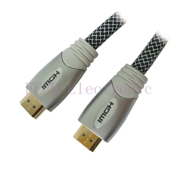 HDMI A-M TO A-M High Speed HDMI Cable with Ethernet(Ver.1.4) Metal Housing (different colors are available) - FECH FHA465