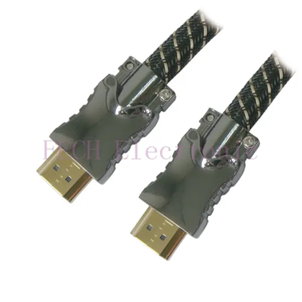 HDMI A-M TO A-M High Speed HDMI Cable with Ethernet(Ver.1.4) Metal Housing (different colors are available) - FECH FHA504