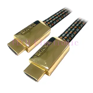 HDMI A-M TO A-M High Speed HDMI Flat Cable with Ethernet(Ver.1.4) Metal Housing (different colors are available)