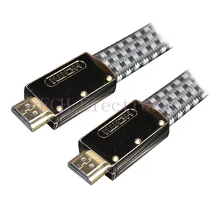 HDMI A-M TO A-M High Speed HDMI Flat Cable with Ethernet(Ver.1.4) Metal Housing (different colors are available)