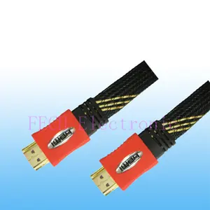 HDMI A Male TO HDMI A Male (Ver.1.3b) Flat Cable Double Color