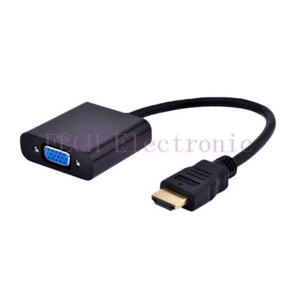 HDMI MALE TO VGA FEMALE CONVERTER CABLE - FECH FHVA13