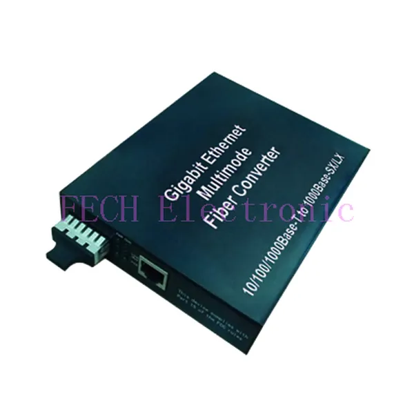 SC SM 10/100/1000M Media Converter - FECH FSCS11