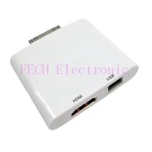 IPad to HDMI +USB Adapter USB Fever’s HDMI Dongle for iPad features