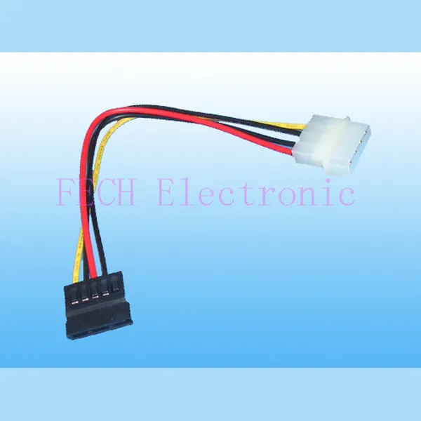 SATA Receptacle 15P TO 5.25"M Power Cable Assembly - FECH FIPS11