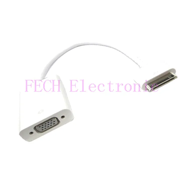 FIPH11 IPad to VGA Converter Dock Connector to VGA Adapter for iPad. - FECH FIPV11