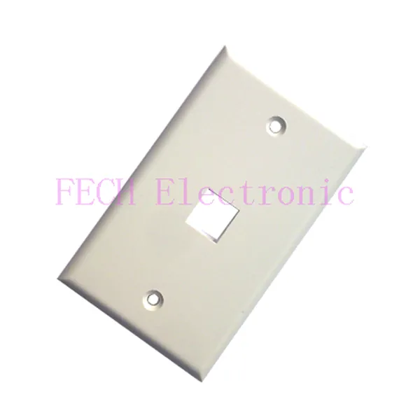 RJ45 1Port Face Plate - FECH FNFP01
