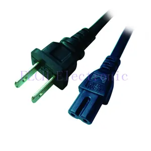 US MAINS PLUG TO C7 "FIGURE 8" SOCKET W/O POLARIZED