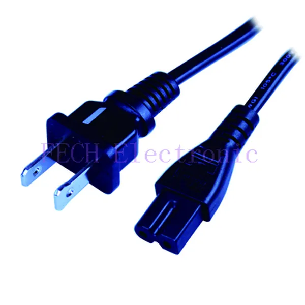 POWER CORD US TYPE 2P PLUG TO JACK W/ POLARIZED - FECH FPAC23