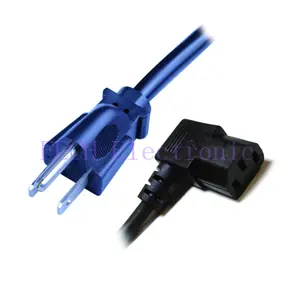 US MAINS PLUG TO C13 (Right Angled ) IEC SOCKE
