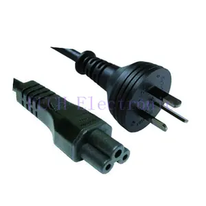 AUSTRALIAN MAINS PLUG TO C5 "MICKEY MOUSE" SOCKET CABLE