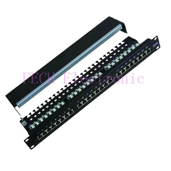 24Port STP Cat.5E Patch Panel - FECH FPB524