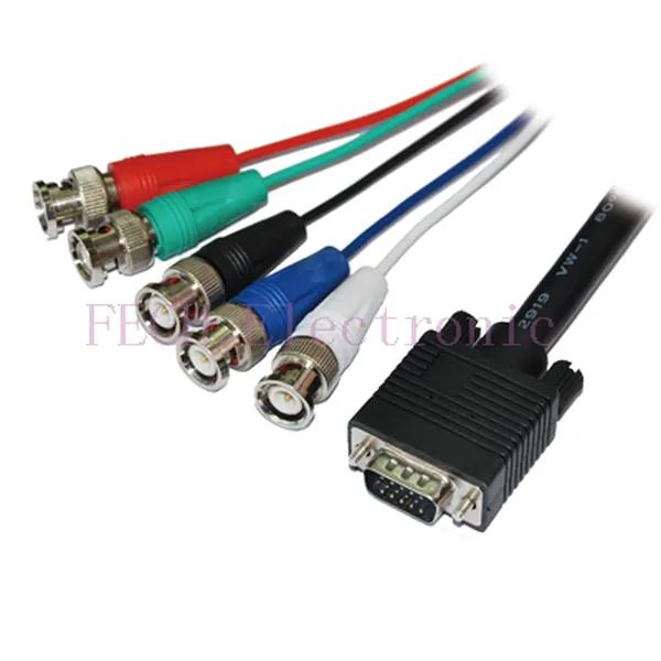 Monitor Cable HDB15 M / 5*BNC Plug - FECH FRMB05