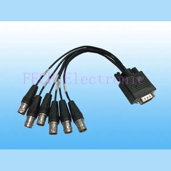 Monitor Cable HDB15 M / 6*BNC Jack - FECH FRMB06