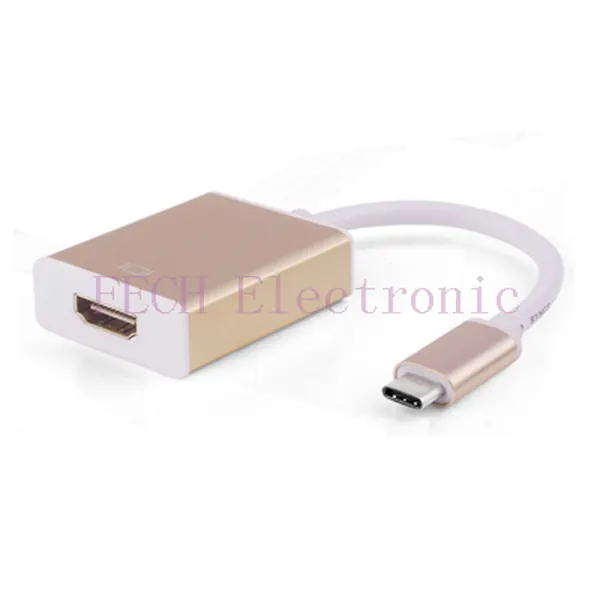 USB3.1 Type C to HDMI Female adapter Converts a USB 3.1 Type-C port to a HDMI port - FECH FUCH01