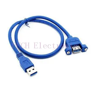 USB 3.0 AM-AF FOR PANEL + SCREWS