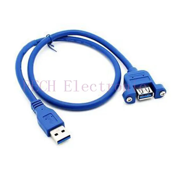 USB 3.0 AM-AF FOR PANEL + SCREWS - FECH FUF312