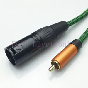 XLR 3P Male to RCA Male Microphone Cable