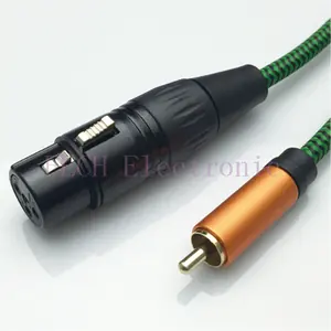 XLR 3P Female to RCA Male Microphone Cable