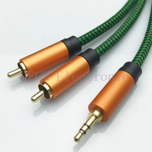 3.5mm Stereo Male to 2*RCA Male Cable - FECH FV1313