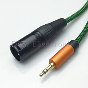 XLR 3P Male to 3.5mm TRS Stereo Male Microphone Cable