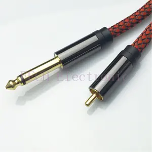 FV1164 6.35MM MONO (1/4" ) Male to RCA Male