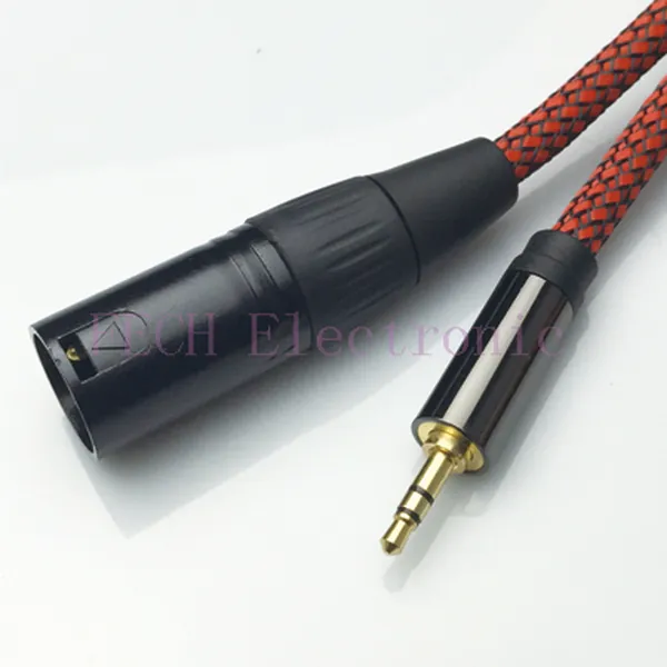 XLR 3P Male to 3.5mm TRS Stereo Male Microphone Cable - FECH FV2371