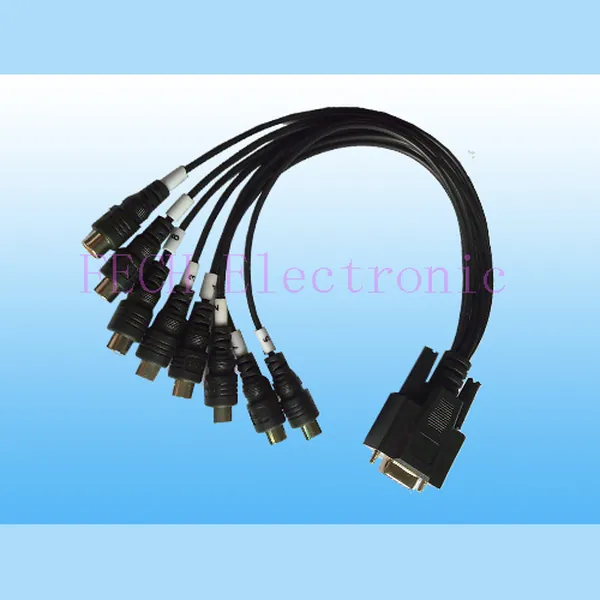 DB9P F TO 8*RCA JACK - FECH FVDR08