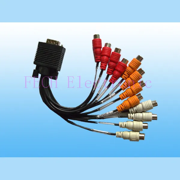 HDB15P M TO 12*RCA Plug - FECH FVHR01