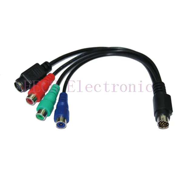 MD8P Plug TO 3*RCA + MD4P Jack - FECH FVMR11
