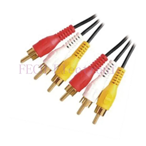3*RCA Plug TO 3*RCA Plug (AV Cable) - FECH FVR301