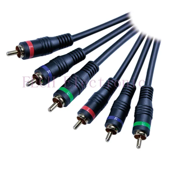 3*RCA Plug TO 3*RCA Plug(RGB) GOLD - FECH FVR311