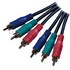 3*RCA Plug TO 3*RCA Plug(RGB) GOLD