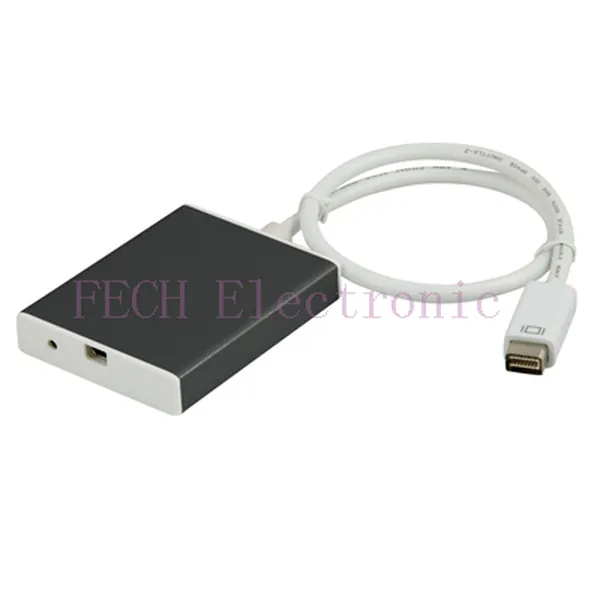 Mini DVI+USB Audio to Mini DisplayPort Converter - FECH FDMD12