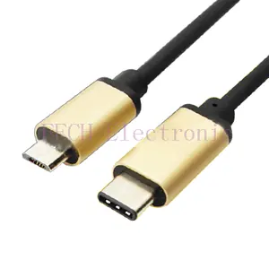 USB TYPE C/M TO MICRO 5P M (Aluminum alloy shell)