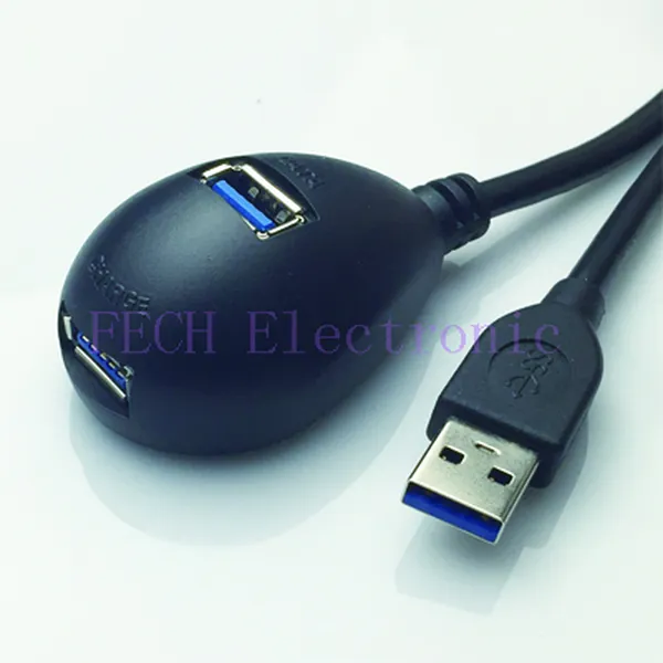 USB 3.0 Docking Extension cable on table A/M to A/F*2 - FECH FUAE32