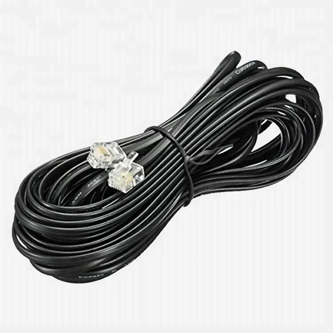 RJ11 6P4C Flat Telephone Cable Assembly - Garfour view 1
