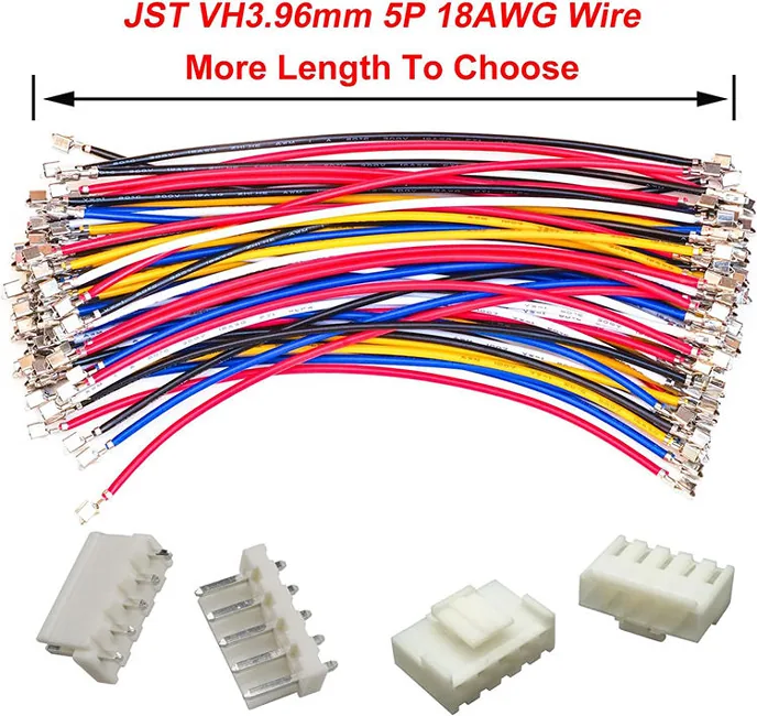 Molex KK 396 and JST XH 3.96mm Pitch Cable Assembly - Garfour view 2