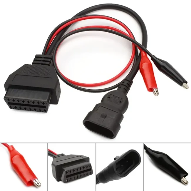 OBD2 3 Pin To 16 Pin Diagnostic Adapter Cable - Garfour view 4